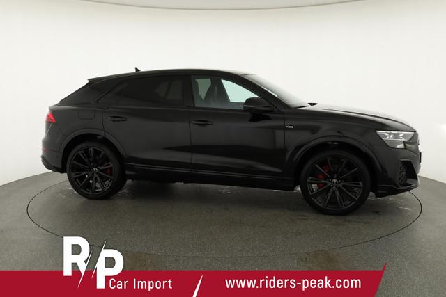 Audi Q8 50 TDI quattro qu S-LINE, Standheizung, HuD, Luft, Pano, B&O, 23-Zoll, AHK, Leder, AreaView, Optik schwarz 