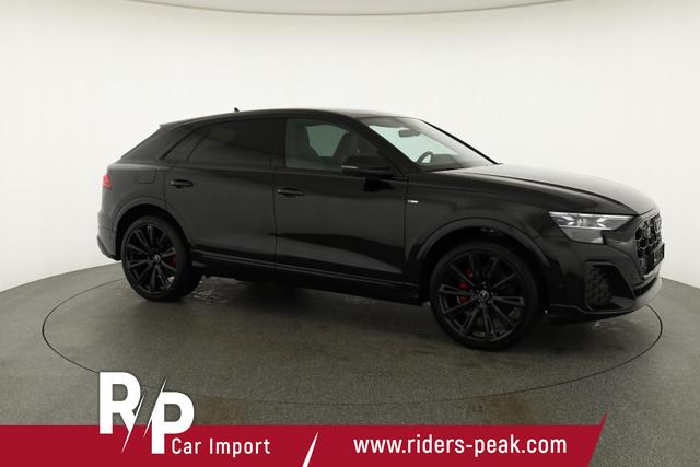 Audi Q8 50 TDI quattro qu S-LINE, Standheizung, HuD, Luft, Pano, B&O, 23-Zoll, AHK, Leder, AreaView, Optik schwarz 