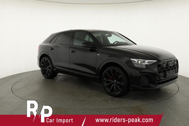Audi Q8 50 TDI quattro qu S-LINE, Standheizung, HuD, Luft, Pano, B&O, 23-Zoll, AHK, Leder, AreaView, Optik schwarz 