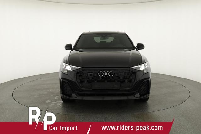 Audi Q8 50 TDI quattro qu S-LINE, Standheizung, HuD, Luft, Pano, B&O, 23-Zoll, AHK, Leder, AreaView, Optik schwarz 