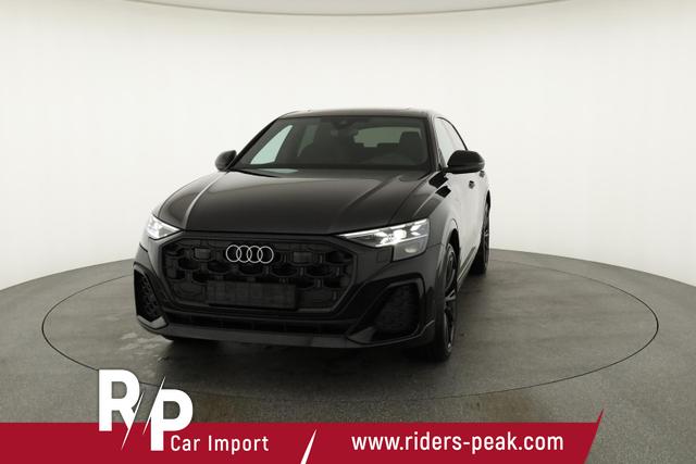 Audi Q8 50 TDI quattro qu S-LINE, Standheizung, HuD, Luft, Pano, B&O, 23-Zoll, AHK, Leder, AreaView, Optik schwarz 