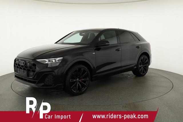 Audi Q8 50 TDI quattro qu S-LINE, Standheizung, HuD, Luft, Pano, B&O, 23-Zoll, AHK, Leder, AreaView, Optik schwarz 