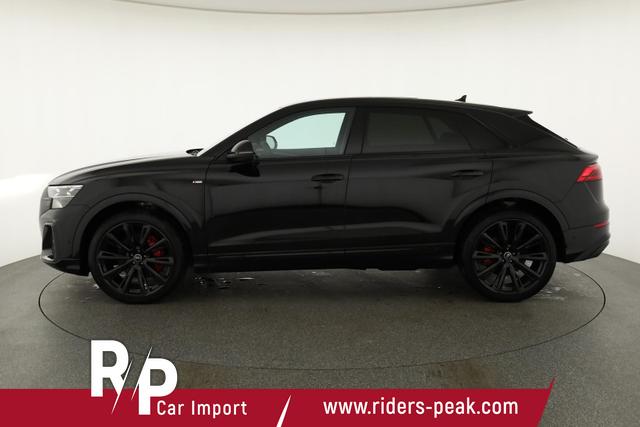 Audi Q8 50 TDI quattro qu S-LINE, Standheizung, HuD, Luft, Pano, B&O, 23-Zoll, AHK, Leder, AreaView, Optik schwarz 