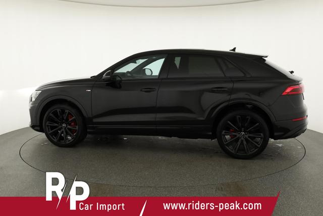 Audi Q8 50 TDI quattro qu S-LINE, Standheizung, HuD, Luft, Pano, B&O, 23-Zoll, AHK, Leder, AreaView, Optik schwarz 