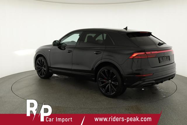 Audi Q8 50 TDI quattro qu S-LINE, Standheizung, HuD, Luft, Pano, B&O, 23-Zoll, AHK, Leder, AreaView, Optik schwarz 