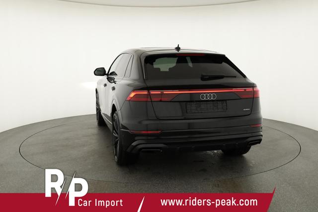 Audi Q8 50 TDI quattro qu S-LINE, Standheizung, HuD, Luft, Pano, B&O, 23-Zoll, AHK, Leder, AreaView, Optik schwarz 