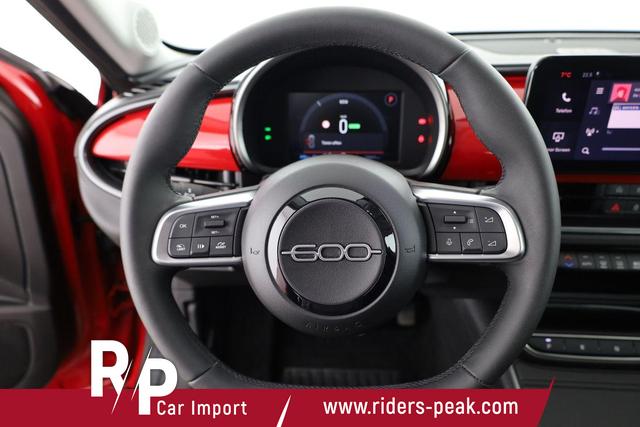 Fiat 600e 115 kW Red 115kWh, LED, APP-Connenct, 1-Hand 
