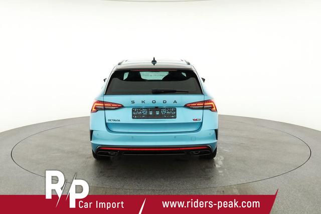 Skoda Octavia Combi RS 2.0 TSI DSG, Sonderlackierung, AHK, Pano,19 Zoll, Canton, el. Klappe, Navi, Matrix, sofort 