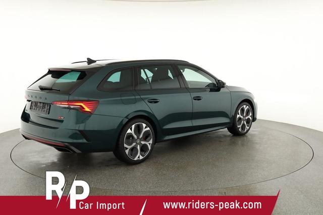 Skoda Octavia Combi RS 2.0 TSI DSG, Sonderlackierung, AHK, 19 Zoll, Canton, el. Klappe, Navi, Matrix, sofort 