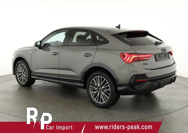 Audi Q3 Sportback 45 TFSI quattro S line qu S-LINE, AHK, 19-Zoll, Optik schwarz, Navi, Kamera, el. Klappe 
