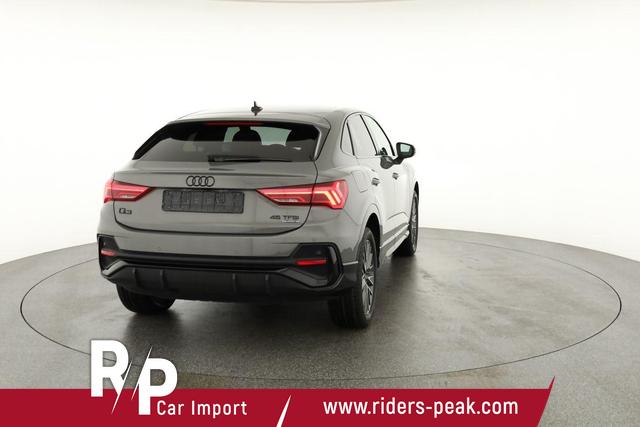 Audi Q3 Sportback 45 TFSI quattro S line qu S-LINE, AHK, 19-Zoll, Optik schwarz, Navi, Kamera, el. Klappe 