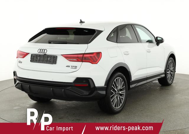 Audi Q3 Sportback - 45 TFSI quattro S line qu S-LINE, AHK, 19-Zoll, Optik schwarz, Navi, Kamera, el. Klappe