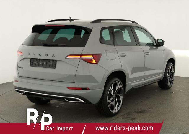 Skoda Karoq Sportline 1.5 TSI DSG Sportline, AHK, Navi, Matrix, Side, el. Klappe, Winter, 5 J.-Garantie, 19-Zoll 