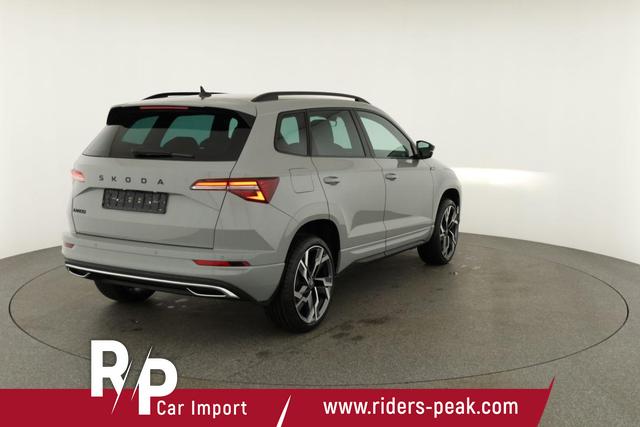 Skoda Karoq Sportline 1.5 TSI DSG Sportline, AHK, Navi, Matrix, Side, el. Klappe, Winter, 5 J.-Garantie, 19-Zoll 