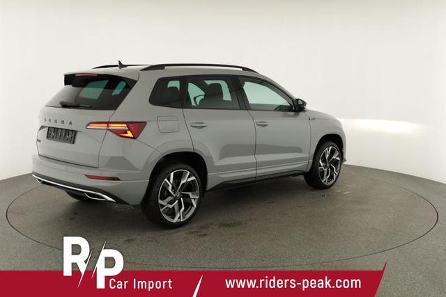 Skoda Karoq Sportline 1.5 TSI DSG Sportline, AHK, Navi, Matrix, Side, el. Klappe, Winter, 5 J.-Garantie, 19-Zoll 