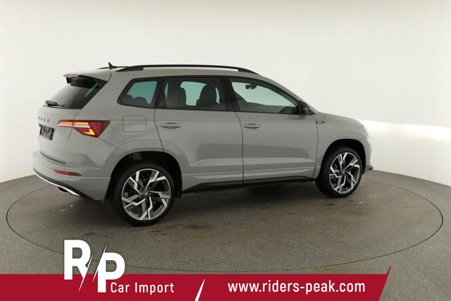 Skoda Karoq Sportline 1.5 TSI DSG Sportline, AHK, Navi, Matrix, Side, el. Klappe, Winter, 5 J.-Garantie, 19-Zoll 