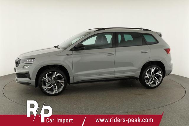 Skoda Karoq Sportline 1.5 TSI DSG Sportline, AHK, Navi, Matrix, Side, el. Klappe, Winter, 5 J.-Garantie, 19-Zoll 
