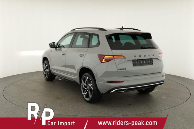 Skoda Karoq Sportline 1.5 TSI DSG Sportline, AHK, Navi, Matrix, Side, el. Klappe, Winter, 5 J.-Garantie, 19-Zoll 