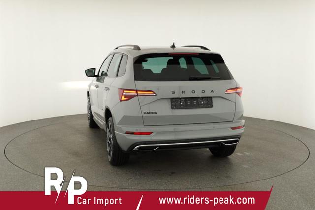 Skoda Karoq Sportline 1.5 TSI DSG Sportline, AHK, Navi, Matrix, Side, el. Klappe, Winter, 5 J.-Garantie, 19-Zoll 