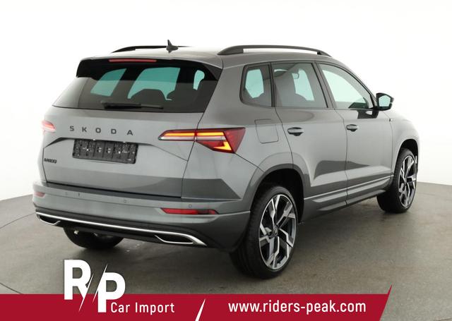 Skoda Karoq Sportline 1.5 TSI DSG Sportline, AHK, Navi, Matrix, Side, el. Klappe, Winter, 5 J.-Garantie, 19-Zoll 