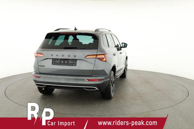 Skoda Karoq Sportline 1.5 TSI DSG Sportline, AHK, Navi, Matrix, Side, el. Klappe, Winter, 5 J.-Garantie, 19-Zoll 