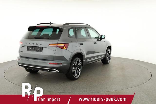 Skoda Karoq Sportline 1.5 TSI DSG Sportline, AHK, Navi, Matrix, Side, el. Klappe, Winter, 5 J.-Garantie, 19-Zoll 
