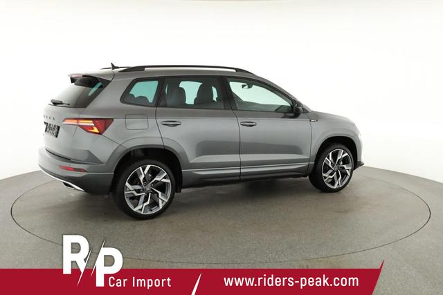 Skoda Karoq Sportline 1.5 TSI DSG Sportline, AHK, Navi, Matrix, Side, el. Klappe, Winter, 5 J.-Garantie, 19-Zoll 