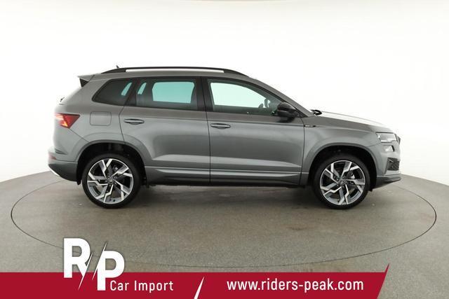 Skoda Karoq Sportline 1.5 TSI DSG Sportline, AHK, Navi, Matrix, Side, el. Klappe, Winter, 5 J.-Garantie, 19-Zoll 