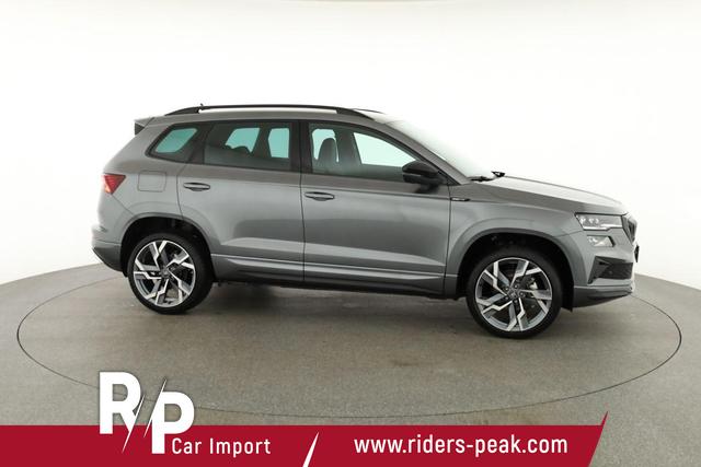 Skoda Karoq Sportline 1.5 TSI DSG Sportline, AHK, Navi, Matrix, Side, el. Klappe, Winter, 5 J.-Garantie, 19-Zoll 