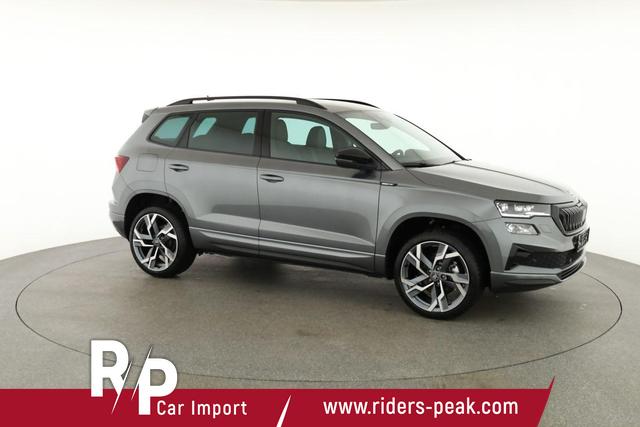 Skoda Karoq Sportline 1.5 TSI DSG Sportline, AHK, Navi, Matrix, Side, el. Klappe, Winter, 5 J.-Garantie, 19-Zoll 