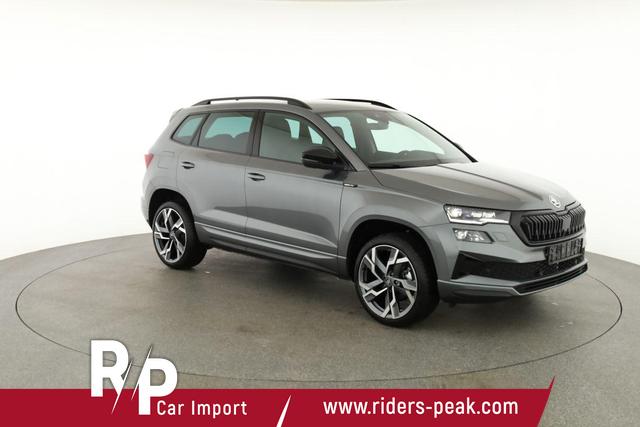 Skoda Karoq Sportline 1.5 TSI DSG Sportline, AHK, Navi, Matrix, Side, el. Klappe, Winter, 5 J.-Garantie, 19-Zoll 