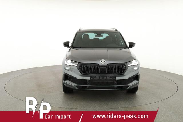 Skoda Karoq Sportline 1.5 TSI DSG Sportline, AHK, Navi, Matrix, Side, el. Klappe, Winter, 5 J.-Garantie, 19-Zoll 