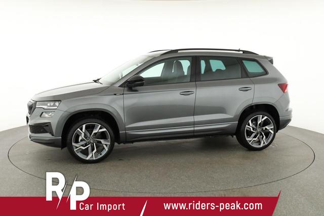 Skoda Karoq Sportline 1.5 TSI DSG Sportline, AHK, Navi, Matrix, Side, el. Klappe, Winter, 5 J.-Garantie, 19-Zoll 