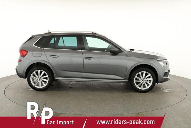 Skoda Kamiq Selection 1.0 TSI DSG 130 Jahre, AHK, LED, Side, ACC, Kamera, el. Klappe, Winter, 17-Zoll 