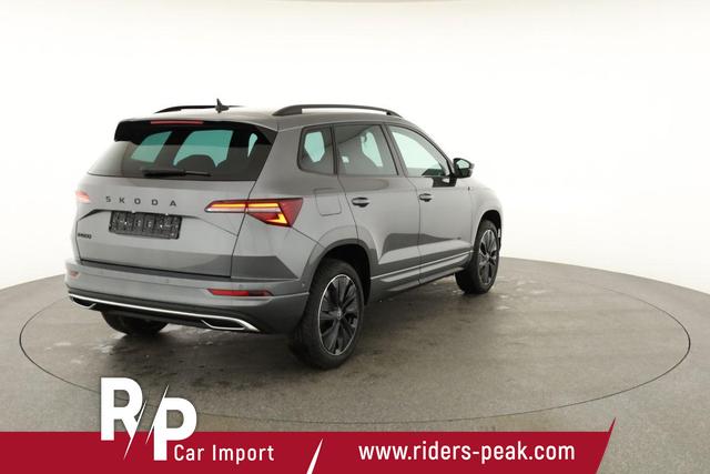 Skoda Karoq Sportline 1.5 TSI DSG Sportline, AHK, Navi, CANTON, Matrix, AreaView, Side, Kamera, el. Klappe, FS-beheizbar 