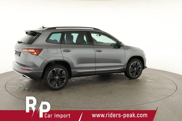 Skoda Karoq Sportline 1.5 TSI DSG Sportline, AHK, Navi, CANTON, Matrix, AreaView, Side, Kamera, el. Klappe, FS-beheizbar 
