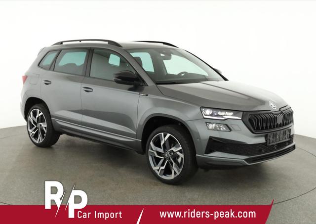 Skoda Karoq - Sportline 1.5 TSI DSG Sportline, Pano, AHK, Navi, CANTON, Matrix, AreaView, Side, FS-beheizbar, 19-Zoll