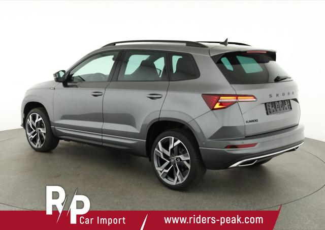 Skoda Karoq Sportline 1.5 TSI DSG Sportline, Pano, AHK, Navi, CANTON, Matrix, AreaView, Side, FS-beheizbar, 19-Zoll 