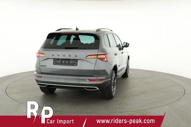 Skoda Karoq Sportline 1.5 TSI DSG Sportline, Pano, AHK, Navi, CANTON, Matrix, AreaView, Side, FS-beheizbar, 19-Zoll 
