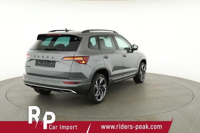 Skoda Karoq Sportline 1.5 TSI DSG Sportline, Pano, AHK, Navi, CANTON, Matrix, AreaView, Side, FS-beheizbar, 19-Zoll 