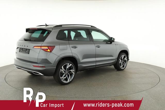 Skoda Karoq Sportline 1.5 TSI DSG Sportline, Pano, AHK, Navi, CANTON, Matrix, AreaView, Side, FS-beheizbar, 19-Zoll 