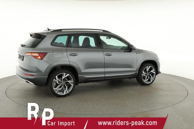 Skoda Karoq Sportline 1.5 TSI DSG Sportline, Pano, AHK, Navi, CANTON, Matrix, AreaView, Side, FS-beheizbar, 19-Zoll 