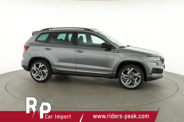 Skoda Karoq Sportline 1.5 TSI DSG Sportline, Pano, AHK, Navi, CANTON, Matrix, AreaView, Side, FS-beheizbar, 19-Zoll 