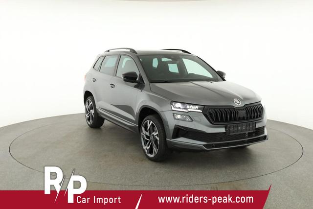 Skoda Karoq Sportline 1.5 TSI DSG Sportline, Pano, AHK, Navi, CANTON, Matrix, AreaView, Side, FS-beheizbar, 19-Zoll 
