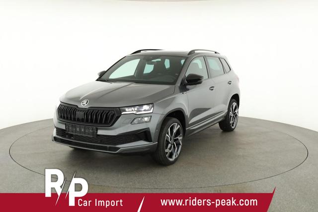 Skoda Karoq Sportline 1.5 TSI DSG Sportline, Pano, AHK, Navi, CANTON, Matrix, AreaView, Side, FS-beheizbar, 19-Zoll 