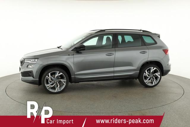 Skoda Karoq Sportline 1.5 TSI DSG Sportline, Pano, AHK, Navi, CANTON, Matrix, AreaView, Side, FS-beheizbar, 19-Zoll 