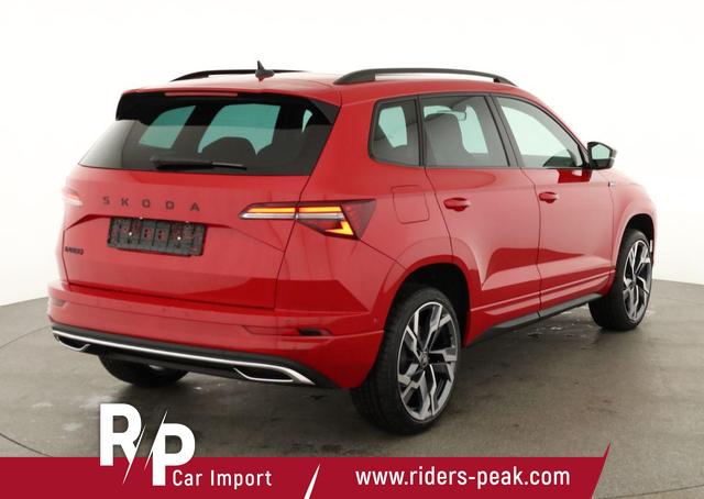 Skoda Karoq Sportline 1.5 TSI DSG Sportline, Pano, AHK, Navi, CANTON, Matrix, AreaView, Side, FS-beheizbar, 19-Zoll 