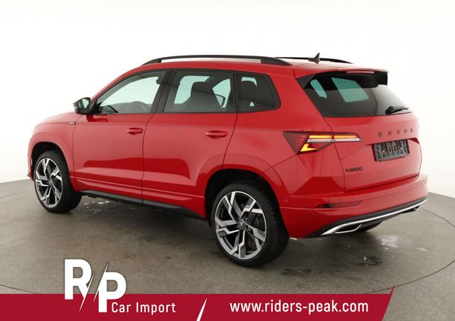 Skoda Karoq Sportline 1.5 TSI DSG Sportline, Pano, AHK, Navi, CANTON, Matrix, AreaView, Side, FS-beheizbar, 19-Zoll 
