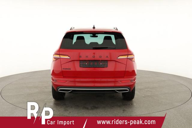 Skoda Karoq Sportline 1.5 TSI DSG Sportline, Pano, AHK, Navi, CANTON, Matrix, AreaView, Side, FS-beheizbar, 19-Zoll 