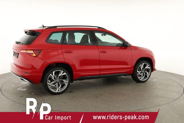 Skoda Karoq Sportline 1.5 TSI DSG Sportline, Pano, AHK, Navi, CANTON, Matrix, AreaView, Side, FS-beheizbar, 19-Zoll 